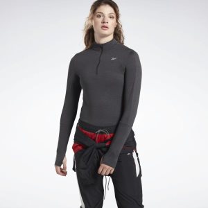 Reebok Running Essentials Sweatshirt Damen - Schwarz - DE 329-KGS